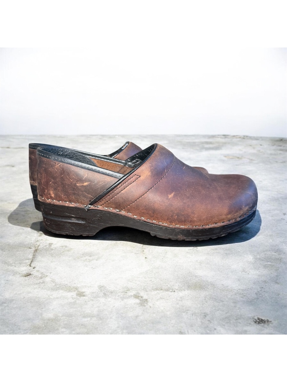 Dansko Professional Clogs Brown Leather EU 43 Women’s 12.5-13 Comfort Shoes